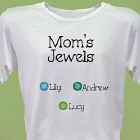 My Jewels Birthstone Personalized Scoop Neck T-Shirt